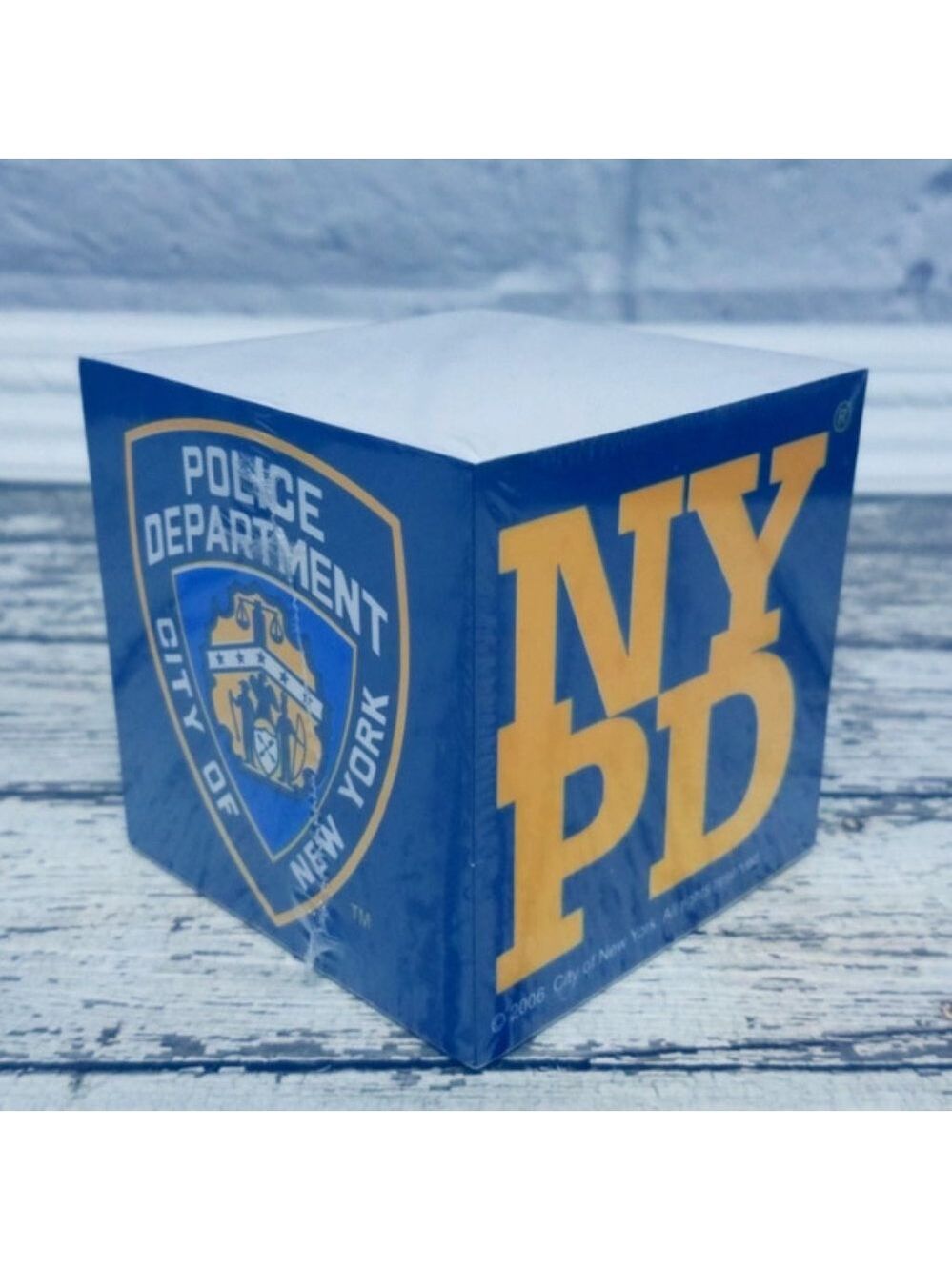 NYPD Blue Pad Paper Cube